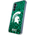 Michigan State University Spartans Digital Pixels Galaxy A35 5G Clear Case